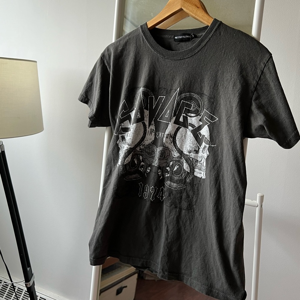 Grey Savage 1974 Graphic Band Tee.